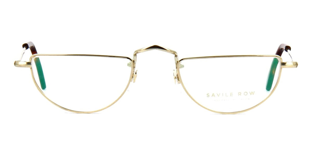 Savile Row 18kt Executive Half Eye Gold Glasses