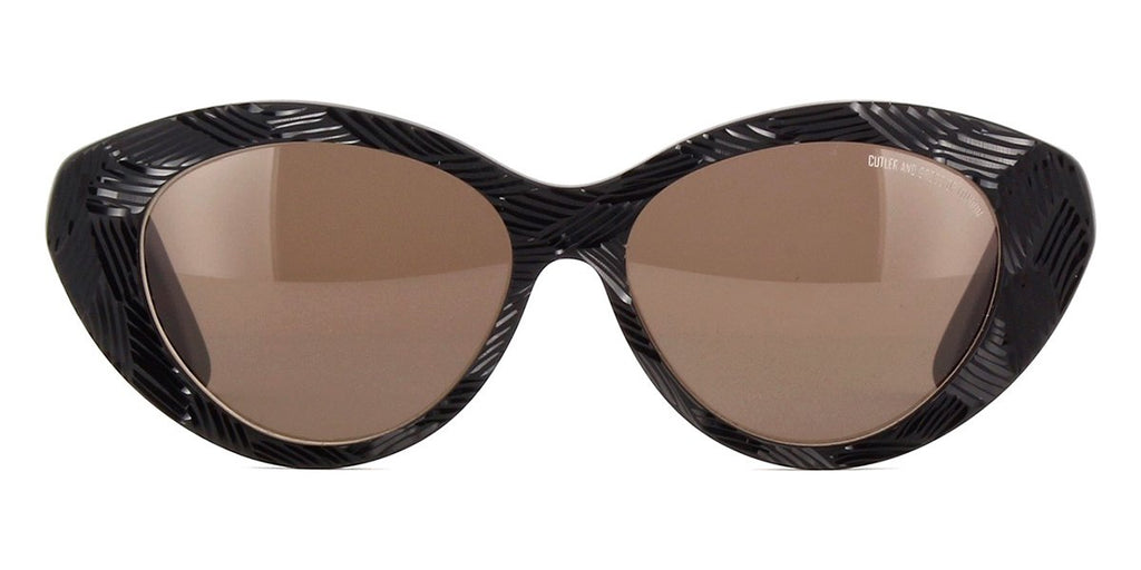 Cutler and Gross 1281 03 Matte Black DT01 Fantail