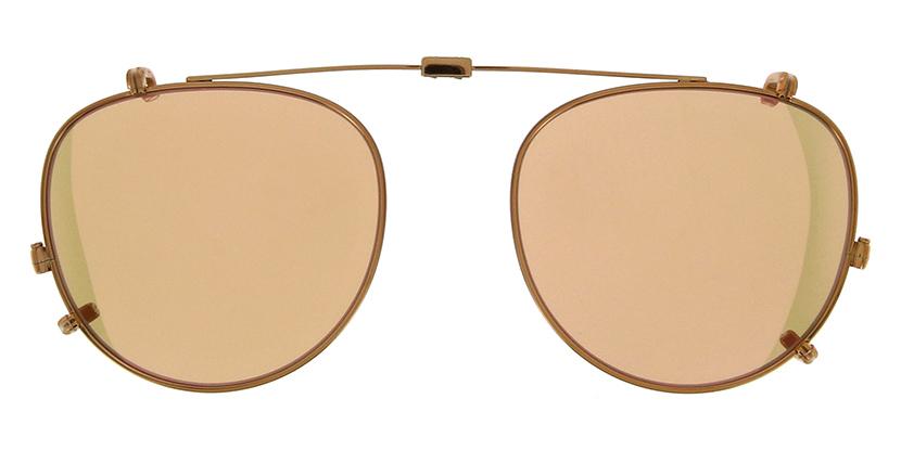 Garrett Leight Milwood Clip 5004 RG/PPM Folding Clip On