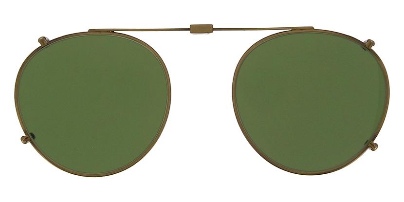 Garrett Leight Wilson Clip 5008 ATG/GRN Folding Clip On