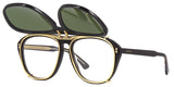 Gucci GG0128S 005 with Flip-Up Clip-On
