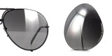 Porsche Design 8478 Lens Set - V227 Grey Gradient with Silver Mirror Lenses