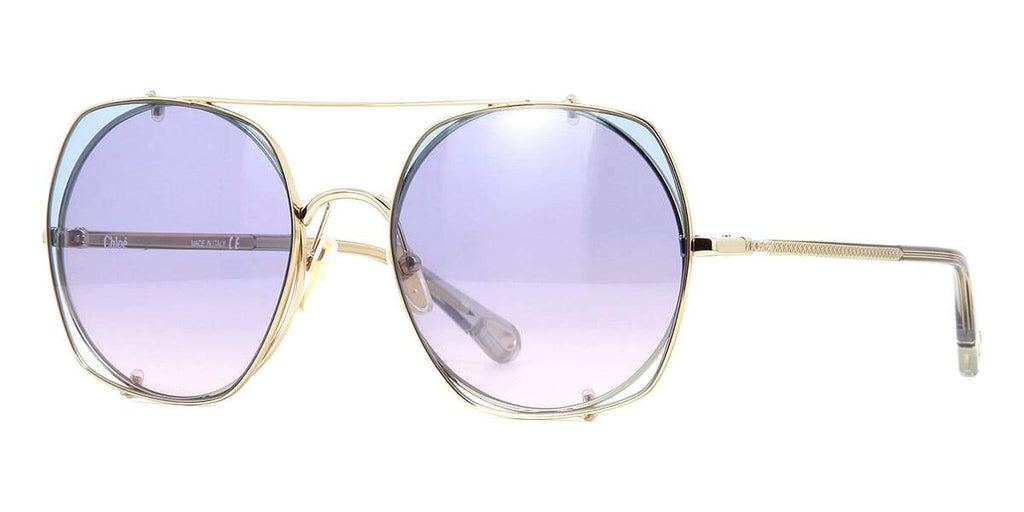 Chloe CH0042S 002 with Clip-On Sunglasses