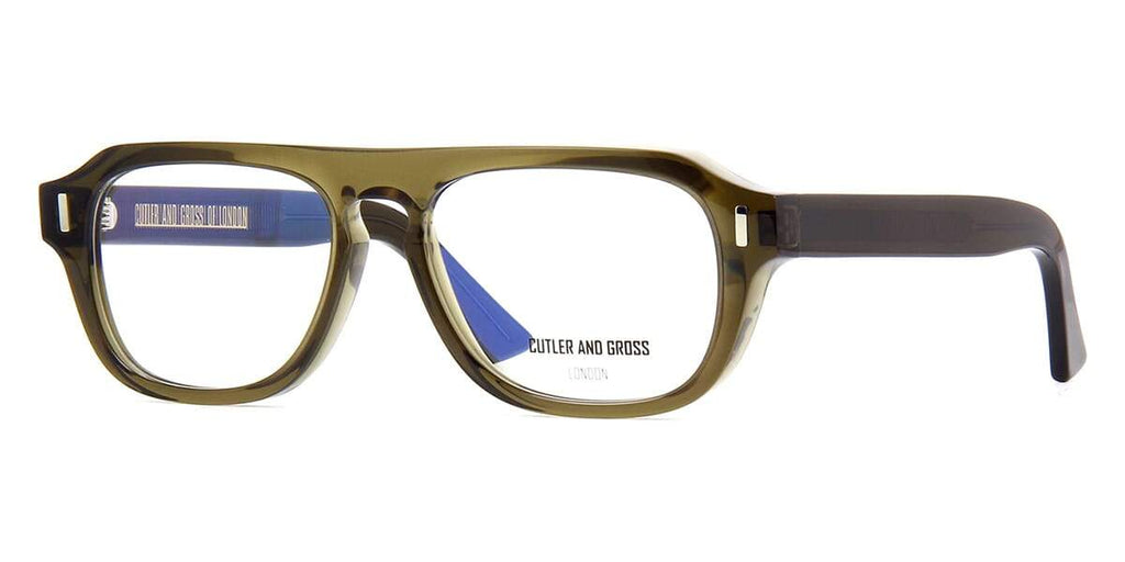 Cutler and Gross 1319 09 Olive Glasses