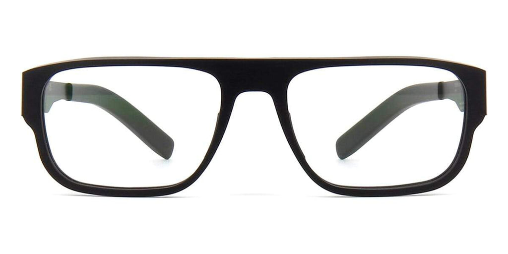 ic! berlin Edmir A. Rough Black Glasses