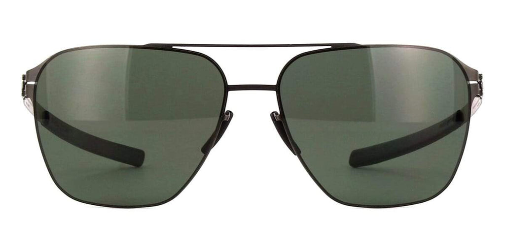 ic! berlin Jonathan I Graphite and Black Polarised Sunglasses