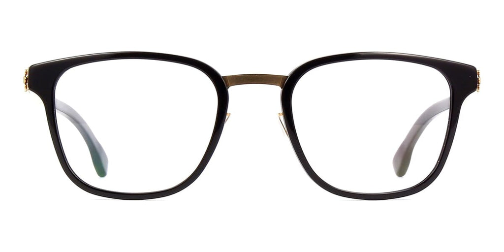 ic! berlin Mr. Bice Rose Gold and Obsidian Glasses