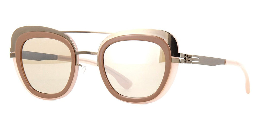 ic berlin silk chichi shiny bronze flamingo with milky cinnamon mirror