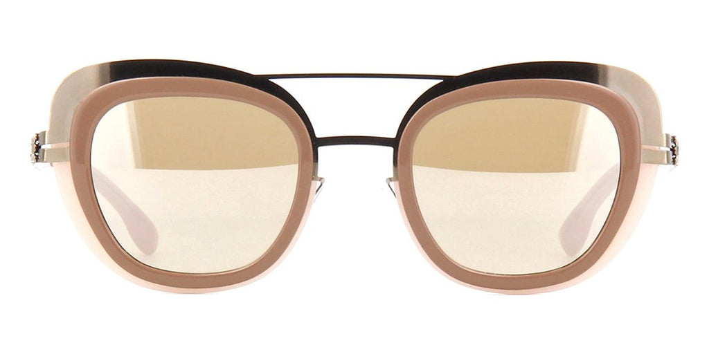 ic berlin silk chichi shiny bronze flamingo with milky cinnamon mirror