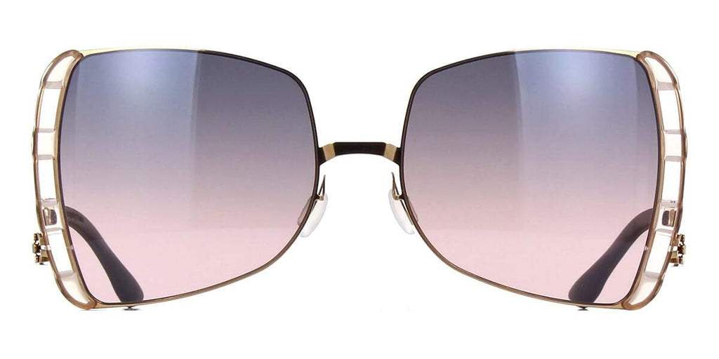 ic! berlin VIP Rose Gold and Ice Tea with Ocean Fade Sunglasses