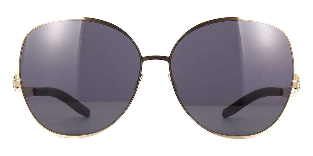 ic! berlin Virginia P. Rose Gold and Black Sunglasses