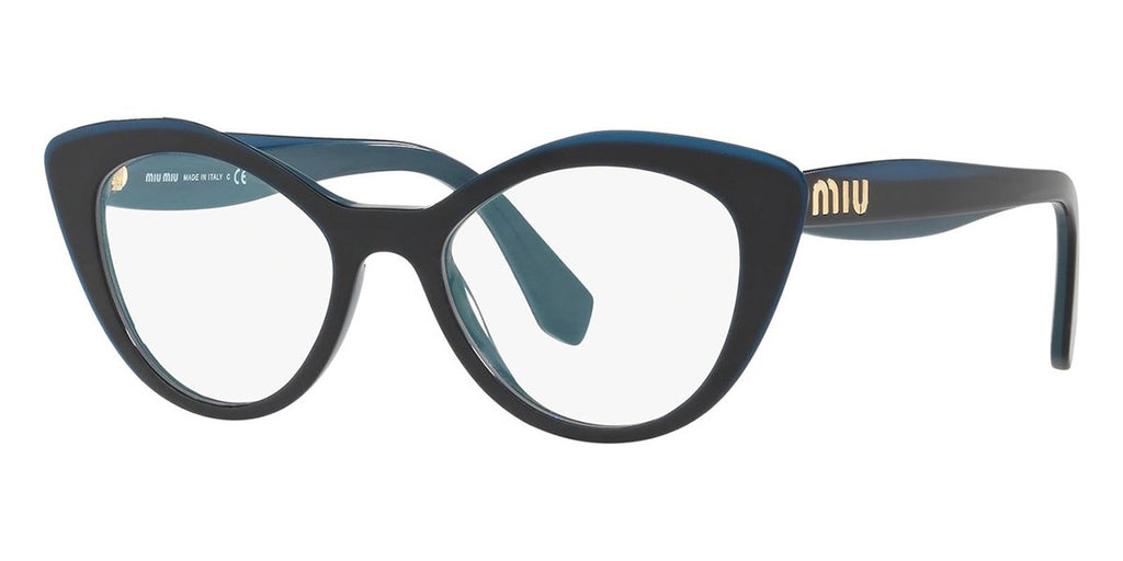 miu miu mu 01rv tmy1o1 opal blue on blue