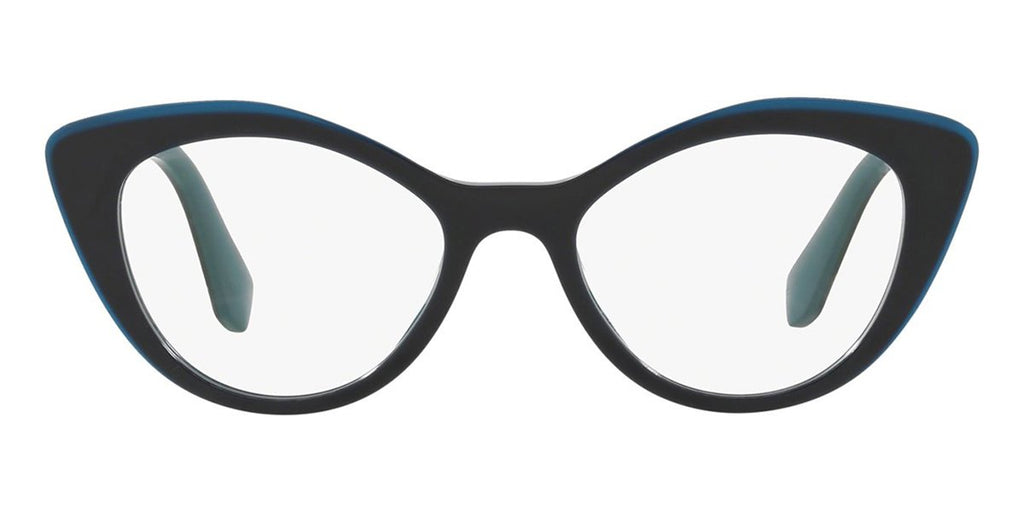 miu miu mu 01rv tmy1o1 opal blue on blue