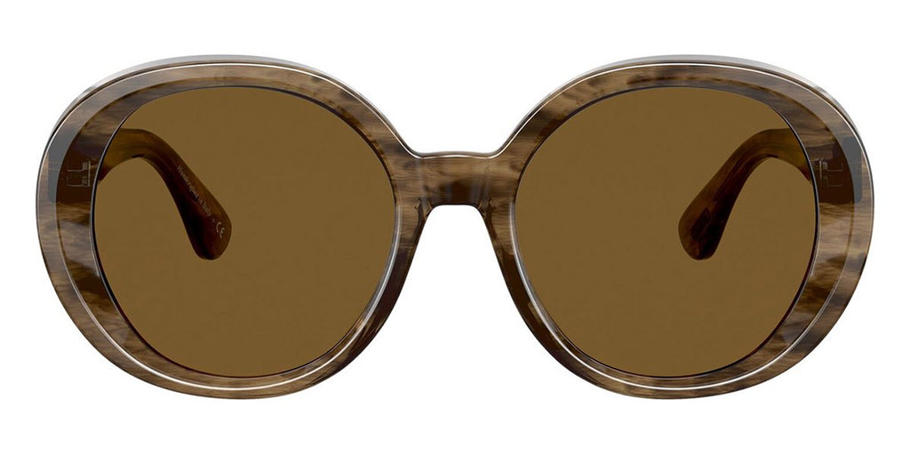oliver peoples leidy ov5426su 168983 sepia smokebrown polarised