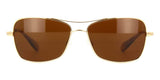 Oliver Peoples Sanford OV1130S 5132/R9 Gold/Java Polarised VFX Sunglasses