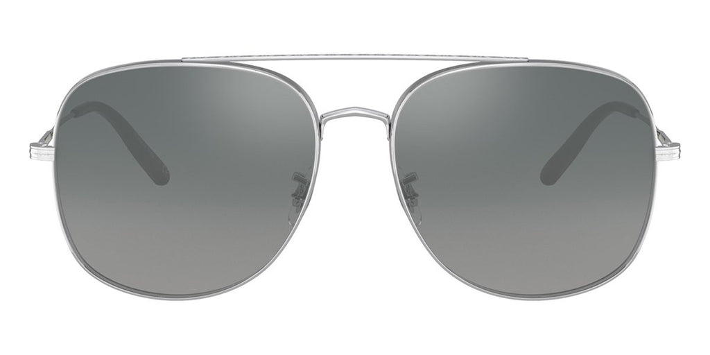 oliver peoples taron ov1272s 50366i silverdark grey gradient mirror