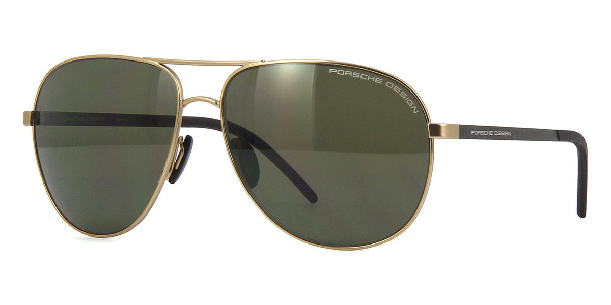 Porsche Design P8478 Sunglasses - Dark Ruthenium Frame With Grey Silver Mirror Lenses, Unisex Size 66/10/135, 2-Year Warranty