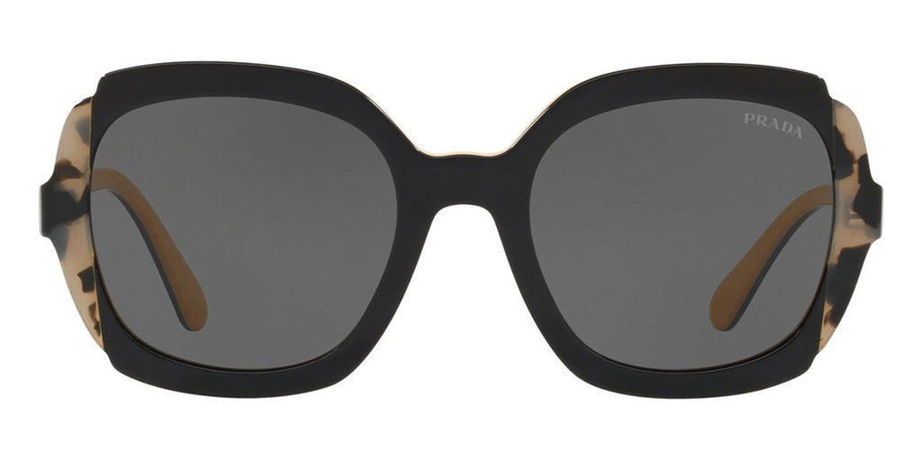 prada pr 16us cco1a1 black yellow and grey havana