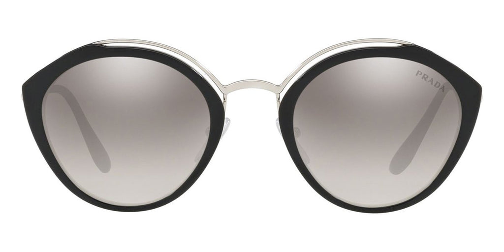 prada pr 18us 4bk5o0 black with ivory and silver