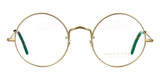Savile Row 18kt Round Eye Matte Gold Glasses