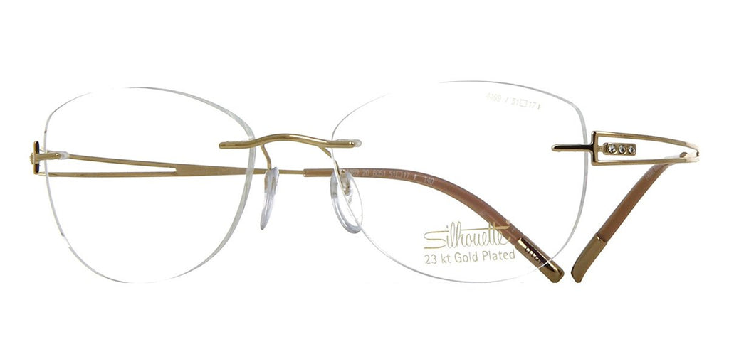 silhouette light attraction 4469 20 6051 23kt gold plated