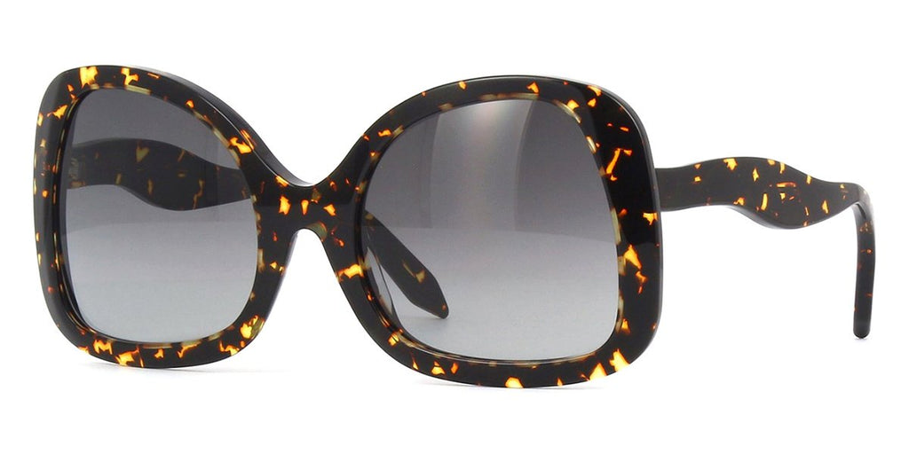 victoria beckham flared butterfly vbs126 c02 amber tortoise