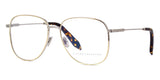 victoria beckham grooved optical feminine vbopt219 c07 silver and gold