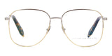 victoria beckham grooved optical feminine vbopt219 c07 silver and gold