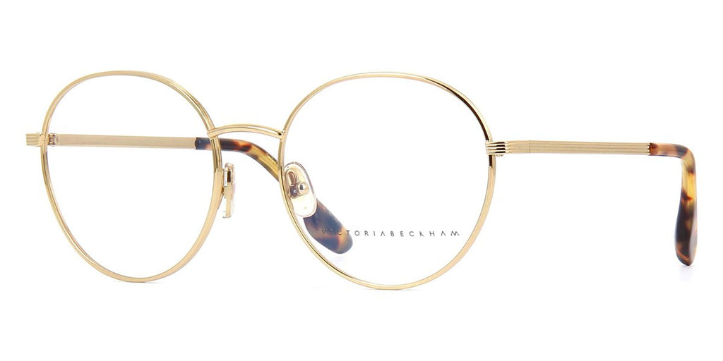 victoria beckham metal grooved vb228 714 gold