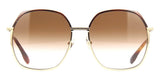 victoria beckham vb206s 702 gold and havana
